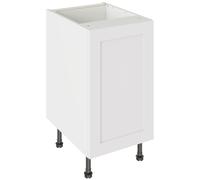 Kitchen Kit Flatpack Shaker Base Cabinet 450mm - Ultra Matt White