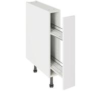 Kitchen Kit Flatpack Shaker Base Cabinet with Pull Out 150mm - Ultra Matt White