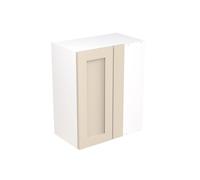 Kitchen Kit Flatpack Shaker Blind Corner Wall Cabinet 600mm - Ultra Matt Cashmere
