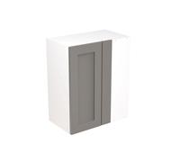 Kitchen Kit Flatpack Shaker Blind Corner Wall Cabinet 600mm - Ultra Matt Dust Grey
