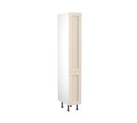 Kitchen Kit Flatpack Shaker Tall Larder Cabinet with Pull Out 300mm - Ultra Matt Cashmere