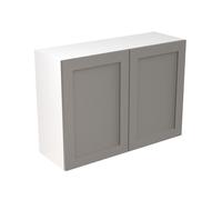 Kitchen Kit Flatpack Shaker Wall Cabinet 1000mm - Ultra Matt Dust Grey