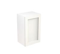 Kitchen Kit Flatpack Shaker Wall Cabinet 450mm - Ultra Matt White