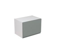 Kitchen Kit Sage Green Matt J-Pull Door Wall Mounted Short Bridging Unit Cabinet Handleless Soft Close Flatpack - 500X288mm