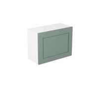 Kitchen Kit Sage Green Matt Shaker Door Single Extractor Wall Mounted Unit Cabinet Soft Close Drawers Flatpack - 600X455mm