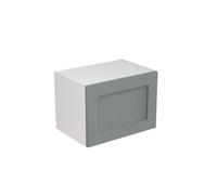 Kitchen Kit Sage Green Matt Shaker Door Wall Mounted Bridging Unit Cabinet Soft Close Drawers Flatpack - 500X360mm