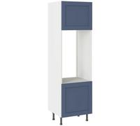 Kitchen Kit Shaker Ultramatt 600 Double Oven Housing Flatpack - Alby Blue