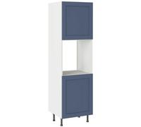 Kitchen Kit Shaker Ultramatt 600 Single Oven Housing Flatpack - Alby Blue