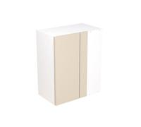 Kitchen Kit Wall Unit Blind Corner 600mm W/ Slab Cabinet Door - Super Matt Cashmere