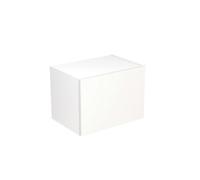Kitchen Kit White Matt Slab Door Wall Mounted Short Bridging Unit Cabinet Soft Close Flatpack - 500X288mm