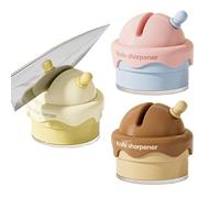 Kitchen Knife Sharpener - Ice Shape Suction Grinder, Portable Non-Slip Polishing Stone, Quick Edge Repair Equipment, Durable Manual Sharpening Aid | Chef Dining Restaurant Utility