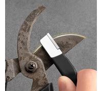 Kitchen Knife Sharpener Tool, Professional Tungsten Steel Diamond Ceramic Whetstone, Multi-Purpose Blade Sharpening Kit for Garden Scissors (black)