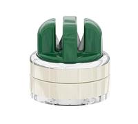Kitchen Knife Sharpener with Suction Base，Wall-Mounted Kitchen Tool for Knives Scissors Professional Whetstone Sharpening Accessory(2 Pac)(Green)