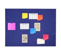 Kitchen Large Office Cork Board Alternative 12 Pack Cork Bulletin Board Tiles Felt Cork Board Vision Board for School Home Kitchen & Office Walls (Navy Blue)