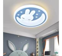 kitchen light fixtures ceiling dimmable led modern pendant Creative Rabbit LED Ceiling Light Fantasy Acrylic Cartoon Children's Room Ceiling Lamp Chandelier for Boys, Gir