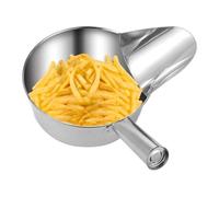 Kitchen liner word, kitchen shovel for food: fried chicken shovel kitchen shovel with pouring, grind time complement stainless steel cooking utensils ergonomics mult