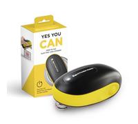 Kitchen Mama One-to-Go Electric Can Opener, Yellow | One-Touch Operation, Auto Detect Most Can Shapes, Auto-Stop As Task Completes, Smooth Edge, Battery Operated