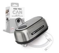 Kitchen Mama Orbit One Rechargeable Can Opener: Hands-Free Operation, Type-C Charging, Automatic Shut-Off, Smooth Edge, Professional-Grade Blade for Large Cans (Stainless Steel)