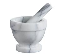 Kitchen Marble Chopping Board Mortar And Pestle Herbs Spice Grinder Lazy Susan
