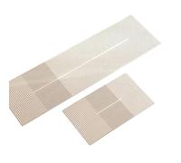 Kitchen Mat，2-Piece Long Rectangular Kitchen Counter Runner Rug Set, Milk Beige Dual Block Concentric Square Line Textured Design, Non-Slip Rubber Back Water Oil Repellent Floor Mats for Laundry &