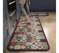 Kitchen Mat Absorbent Printed Kitchen Rugs Non-Slip Area Mat Hallway Long Carpet