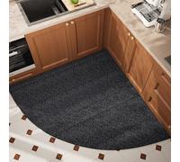 Kitchen Mat Non-Slip Area Rug 60x60cm Braided Look Durable Floor Carpet for Home Stylish Kitchen Decor Easy to Clean Cozy and Functional