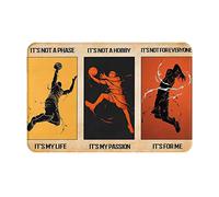Kitchen Mats Dirt Trapper Floor Mat Its Not A Phase Not A Hobby Not Foreveryone Its My Life My Passion Basketball Soft Entrance Rug For Indoor Office Entryway 40X60Cm