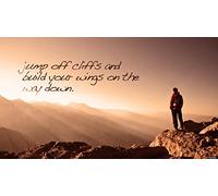 Kitchen Mats Non-Slip Bath Mat Quotes About Finding Your Wing Hardwearing Carpet For Kitchen Office Patio 40X60Cm