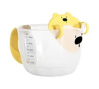 Kitchen Measuring Cups, Large Capacity Egg Filter Measuring Cup, 7.68 x 5.71 Inches Compact Multifunctional Mixing Bowl, Cute Practical Baking Tool, Perfect for Cooking and Baking