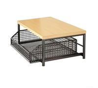 Kitchen Microwave Cart, 14.5 x 10.2 x 7.9 inches, Small Rolling Kitchen Shelf with Bottom Storage Basket, Lockable Casters, Stable MDF and Metal Construction for Compact Kitchens(black)