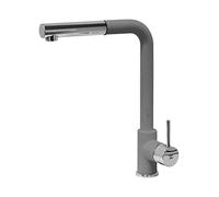 Kitchen mixer Plados single lever VEMIXEXTL with 90° spout and pull-out shower - Titanium