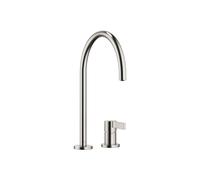 Kitchen Mixer Tap Dornbracht TARA ULTRA 2 holes 373x251mm Brushed Platinum 32815875-06
