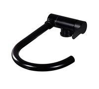 Kitchen Mixer Tap Folding Inside Window Stainless Steel Black Faucet Hot and Cold 360 Degree Rotation Can Be Placed Flat Kitchen Sink Taps-A