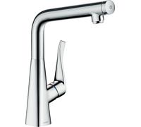 Kitchen Mixer Tap Hansgrohe Metris Select M71 1 throw lever 320mm Chrome