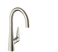 Kitchen Mixer Tap Hansgrohe Talis M51 EcoSmart Stainless Steel Finish