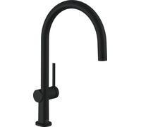 Kitchen Mixer Tap Hansgrohe Talis M54 1jet 220mm Black Mat