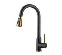 Kitchen Mixer Tap, Pull Out Spray, Stainless Steel, Hot & Cold Water, 360° Swivel, Dual Mode for Kitchen Sink