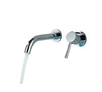Kitchen Mixer taps Brushed Gold/Black Basin Faucet Concealed Wall Mounted for Bathroom Faucets Bath Sink Tap Bathtub Hot and Cold Water Mixer(Chrome Polish)