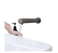 Kitchen Mixer taps Matte Black Bathroom Faucet Wall Mount Sensor Faucets Automatic Hands Touch Sink Tap Mixer(Grey)