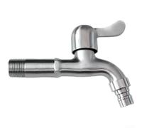 Kitchen Mixer Taps Stainless Steel Single Handle Faucet Extended Spout Design High Temperature Resistant for Sink Modern Style(Pointed Beak 13cm)