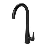 Kitchen Mono Mixer Tap with 1 Lever Handle Matt Black 398mm Balterley Black One Size