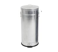 KITCHEN MOVE 927984E INOX AS Rétro Style Industriel Poubelle à Pédale Métal/ABS/Plastique Acier 30 x 30 x 68,5 cm