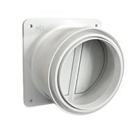 Kitchen Non Return Valve Cooker Hood Backdraught Shutter 130-180mm | Elastic spring mechanism allows cooking fumes to exit while backflow into your kitchen.