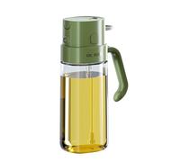 Kitchen Oil Dispenser, 2-in-1 Oil Sprayer, Oil Atomiser Cooking 2 Modes, Food Grade Splash for Roasting, Baking, Barbecuing, Salads, Green White Salad Dressings, Cooking Needs