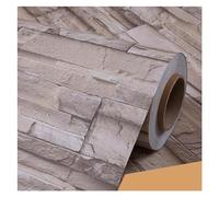 Kitchen Oil-Proof DIY Decorative Film Waterproof Self-Adhesive Wallpaper Bathroom Toilet Thick Mosaic Tile Wall Sticker(Brick ZW-01,5m x 40cm)