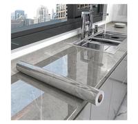 Kitchen Oil-Proof Film 40cm Marble Kitchen Oil-Proof Film Stove Waterproof Self-Adhesive Wallpaper Countertop Cabinet Renovation Tile Wall Stickers Kitchen Oil Proof Waterproof Sticker(13,40cmX5m)