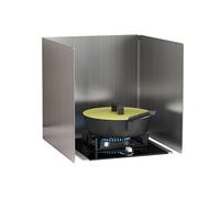 Kitchen Oil Splash Guard, 2 Sided Foldable Stainless Steel Splatter Guard, Non-Stick 3 Sided Splatter Guard for Stove Top And Frying Pan, Nonstick Oil Splatter Guard Stove Heat Insulation Board(50x50x