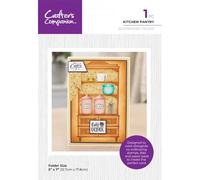 Kitchen Pantry 2D Embossing Folder 5x7 by Crafter's Companion