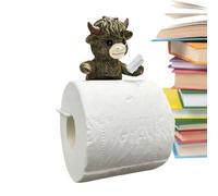 Kitchen Paper Holder with Animal Pattern, Rustic Wall Decoration - Animal Kitchen Decoration, for Bathroom Home Toilet Dressing Table Wardrobe Pantry Laundry Cabin
