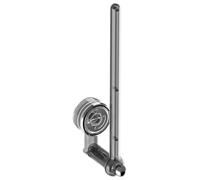 Kitchen Paper Towel Holder - Toilet Tissue Holder For Bathroom | Suction Cup Napkin Dispenser | Rotatable Storage Rack Cling Film, Foil, Towels | Space Saving Organizer For Home, Office, Hotel, Dorm